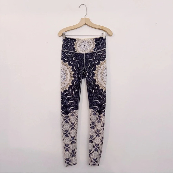 Wolven Reverie Legging Mandala Bali Print Active Wear Bohemian - Picture 2 of 6